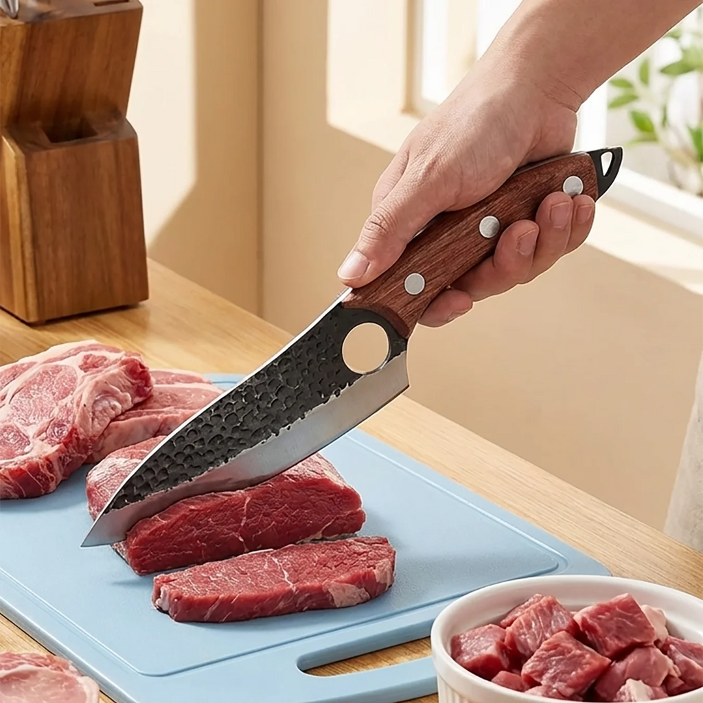 6-Inch Hand-Forged Stainless Steel Chef's Knife with Cover Chef's Knife Axl