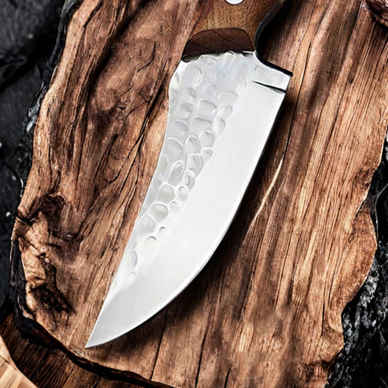 Handmade Forged Boning Knife – Full Tang Wood Handle | Kitchen Boning Knife Axl
