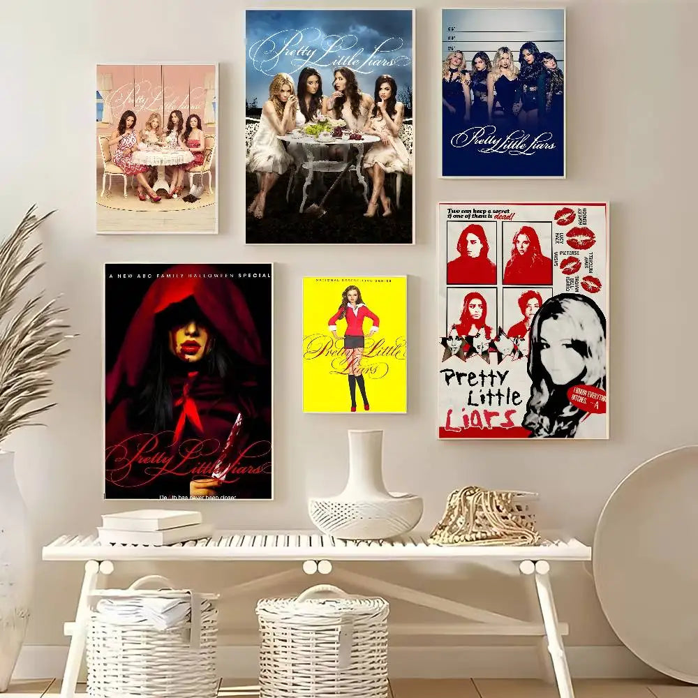 Pretty Little Liars TV Poster – HD Self-Adhesive Wall Décor Wall Art Poster Axl
