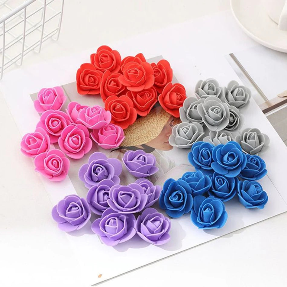 PE Foam Artificial Rose Flower Heads | Wedding & Party Decor Artificial Flower Heads Axl