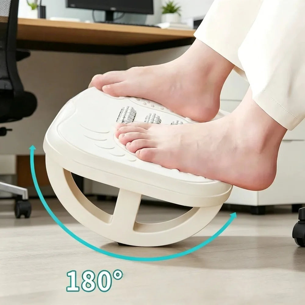 Ergonomic Rocking Footrest – Anti-Slip Under Desk Foot Stool Ergonomic Foot Stool Axl