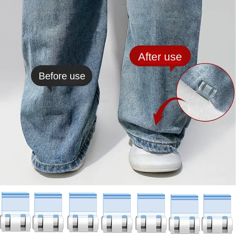 Invisible Hem Clips – No-Sew Pants Length Adjuster 4–10 Pcs Hem Clips Axl