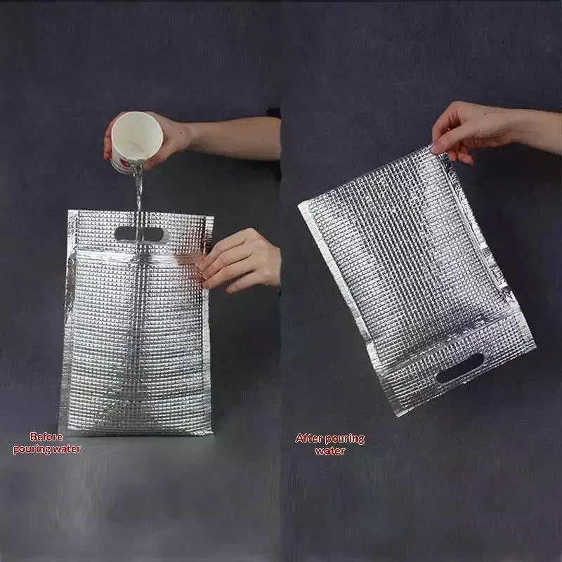 5-Pack Insulated Thermal Bags with Zipper & Carry Handle Insulated Thermal Bags Axl