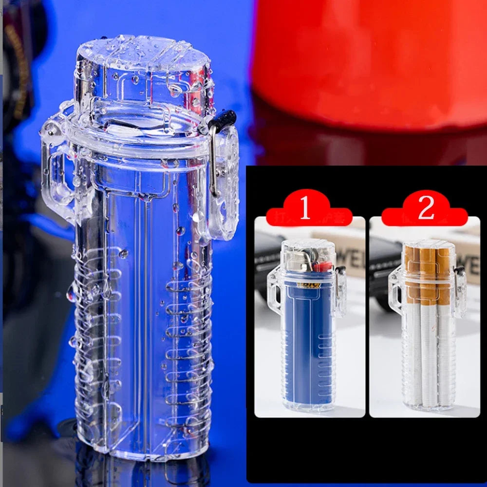 Waterproof Acrylic Lighter Case for BIC Classic J6 | Clear EDC Lighter Case Axl