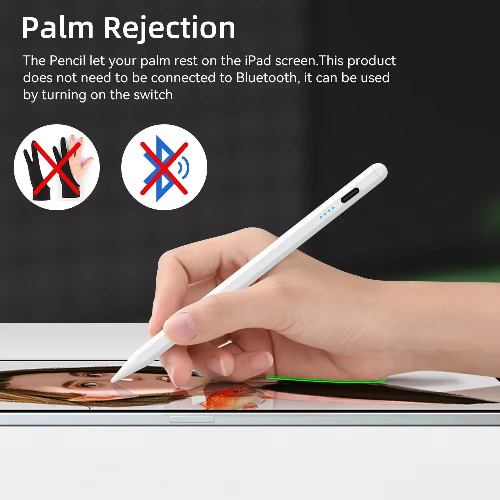 iPad Stylus Pen – Palm Rejection, Power Display, Fast Charge iPad Stylus Pen Axl