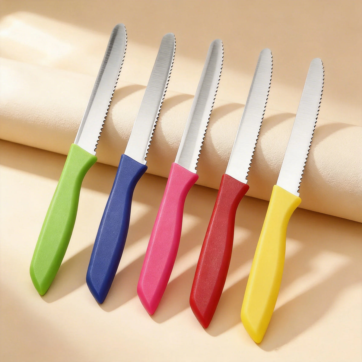 5-Piece Stainless Steel Serrated Kitchen Knife Set Kitchen Knife Set Axl