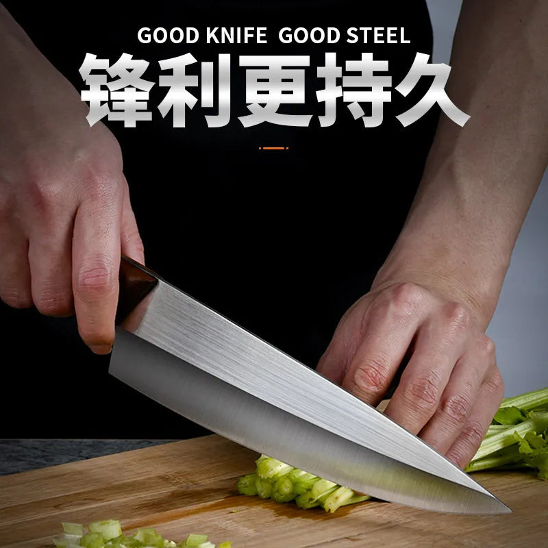 7-Inch Chef Knife – Rosewood Handle Stainless Steel Kitchen Knife Chef Knife Axl