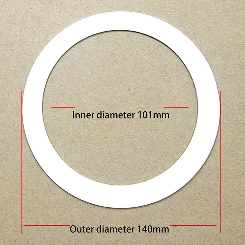LED Downlight Ring Adapter – White Lampshade Spacer & Gasket Downlight Ring Adapter Axl A9