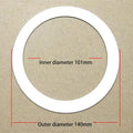 LED Downlight Ring Adapter – White Lampshade Spacer & Gasket Downlight Ring Adapter Axl A9