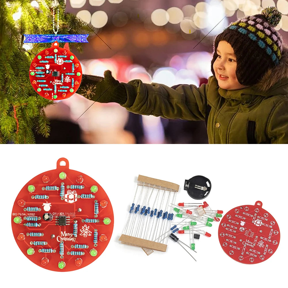 NE555 Christmas Tree DIY Soldering Kit – Flashing LED Lights DIY Soldering Kit Axl Default Title