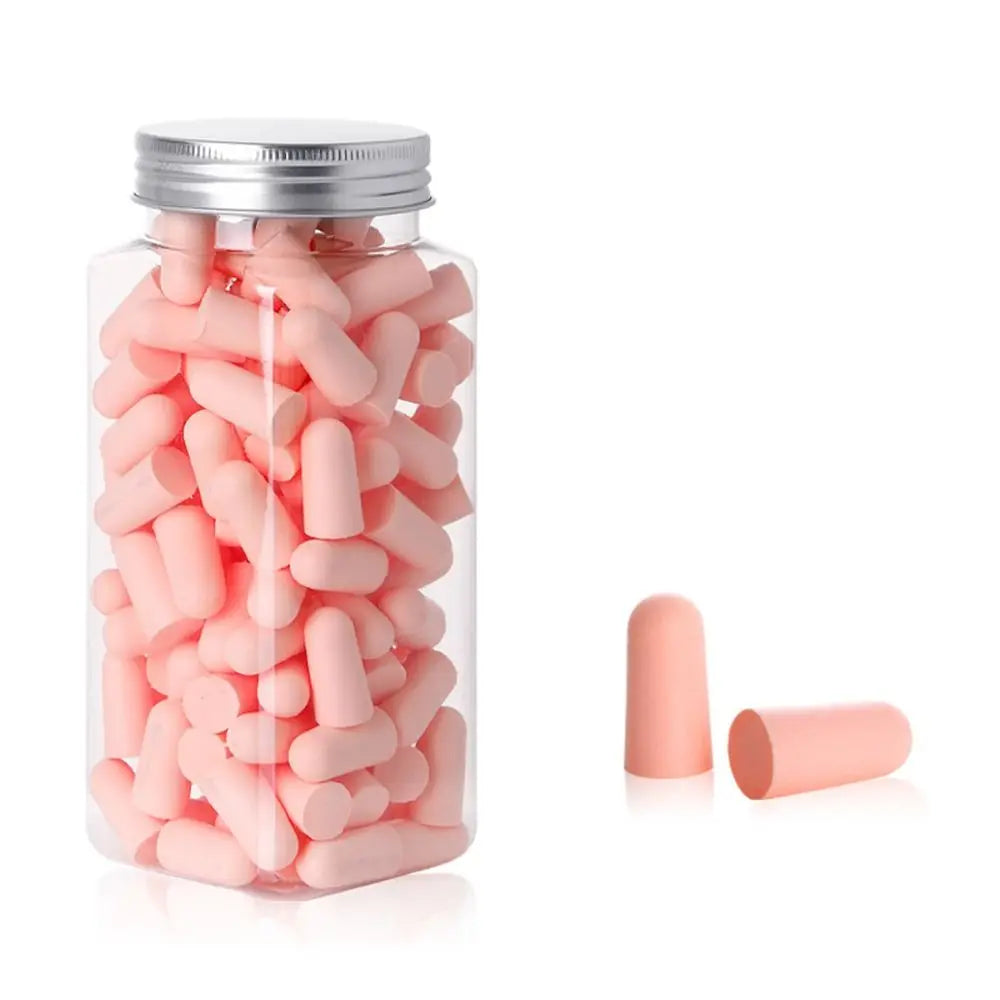 Multicolor Foam Earplugs – Noise Reduction Sleep & Travel Foam Earplugs Axl Pink-120PCS