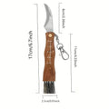 EDC Folding Pocket Knife – Wood Handle & Stainless Steel Folding Pocket Knife Axl B