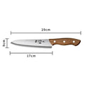 PLYS Chef's Stainless Steel Cleaver Knife – Sharp 18cm Blade Chef's Cleaver Knife Axl Style B