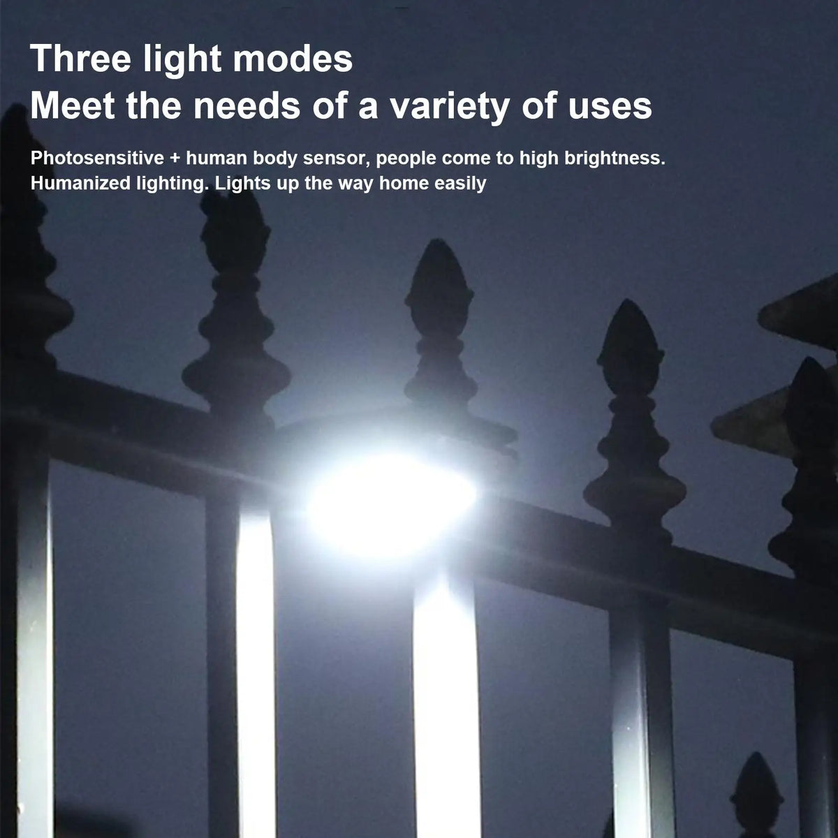 Solar Clip-On Motion Sensor LED Light | 3-Mode Waterproof Solar Motion Light Axl