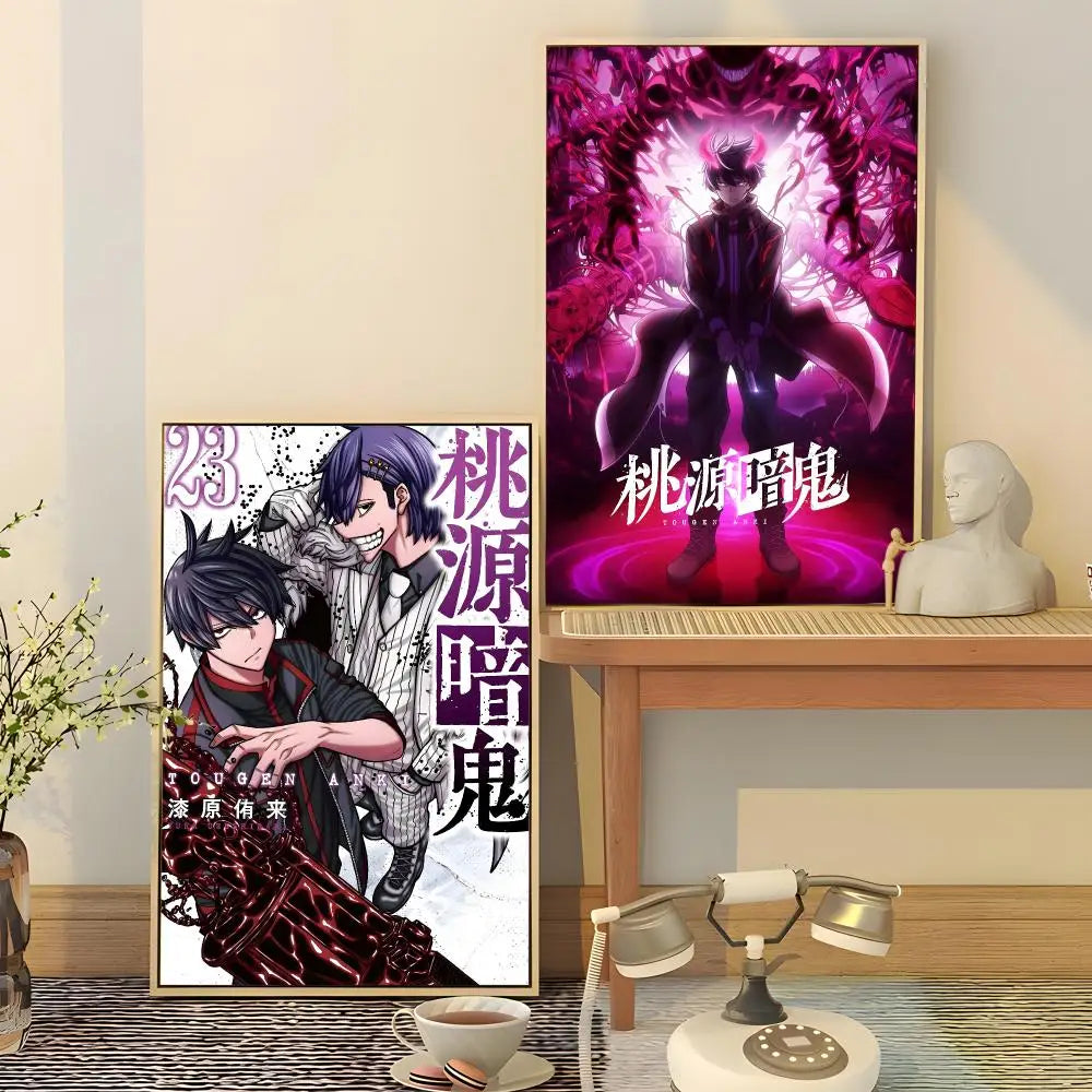 Tougen Anki Anime Poster – HD Waterproof PVC Wall Sticker Anime Wall Sticker Axl