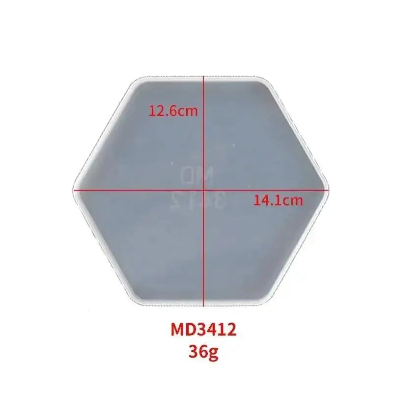 Geometric Silicone Resin Mold – Nordic Coaster & Tray DIY Silicone Resin Mold Axl F