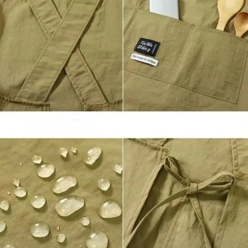 Breathable Waterproof Kitchen Apron – Anti-Fouling Work Apron Kitchen Apron Axl