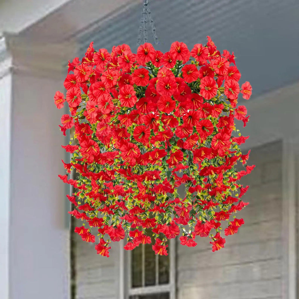 Artificial Silk Flower Vine Wreath 2pcs – Wedding & Garden Decor Artificial Flower Vine Axl