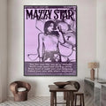 Mazzy Star Poster HD Waterproof PVC Wall Sticker | Music Décor Wall Art Sticker Axl White01 15X20cmNoframe