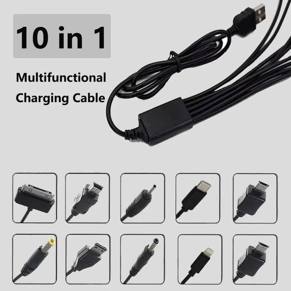 10-in-1 Multi Charging Cable – 10 Port USB Multi Connector Multi USB Cable Axl