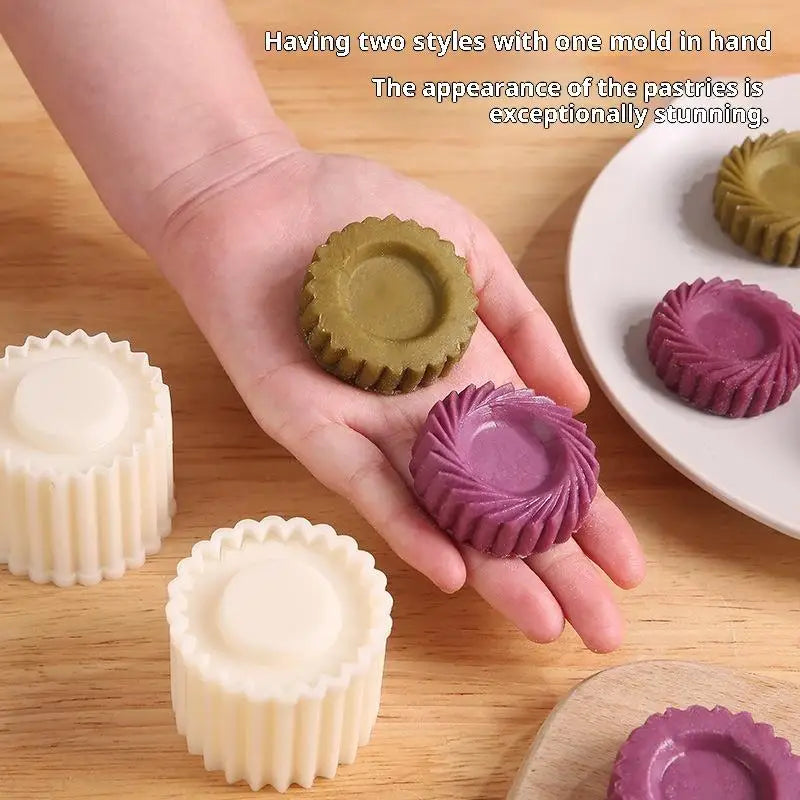 Detachable Mooncake Mold – DIY Pastry Stamp & Baking Tool Baking Mold Axl