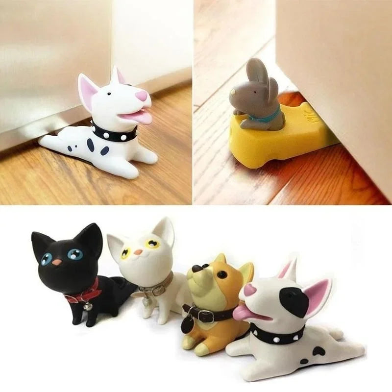 Cartoon Dog & Mouse Rubber Door Stopper – Baby Child Safe Door Stopper Axl