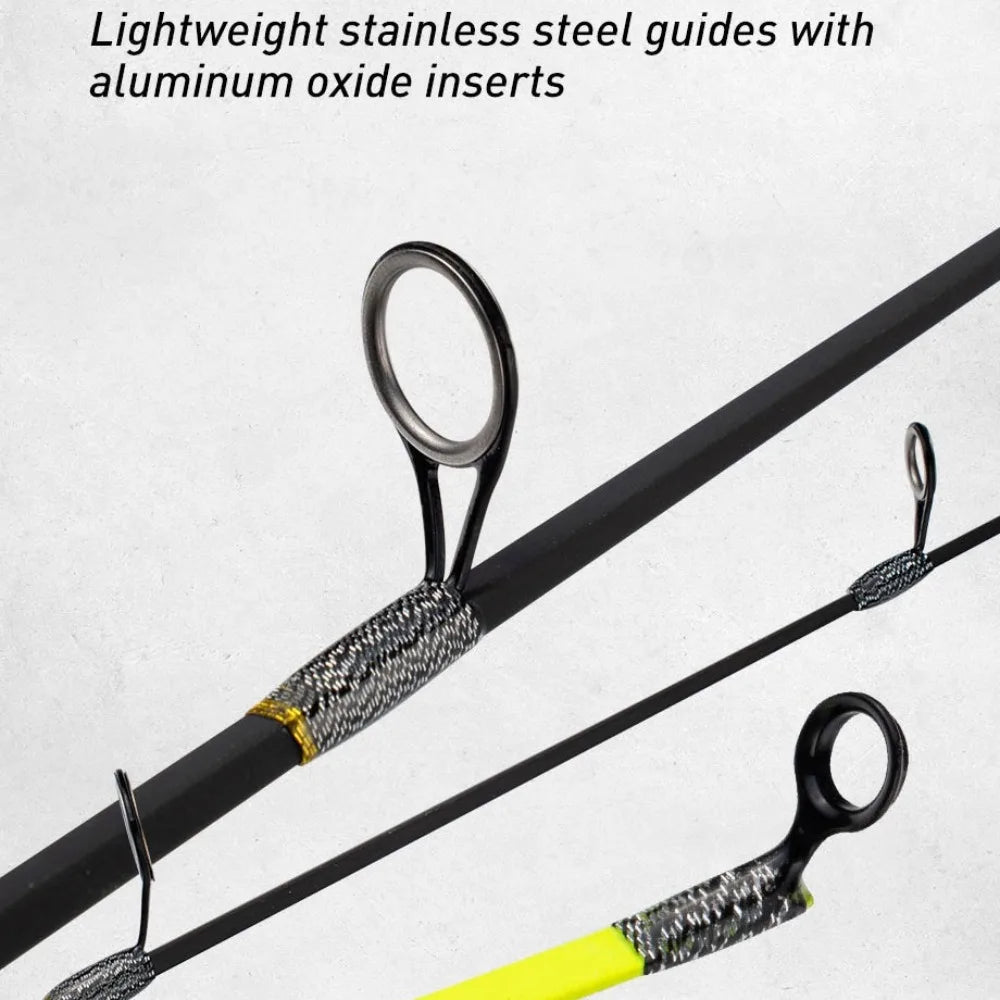 50cm Ice Fishing Rod – Soft Fiberglass Tip & Cork Handle Ice Fishing Rod Axl