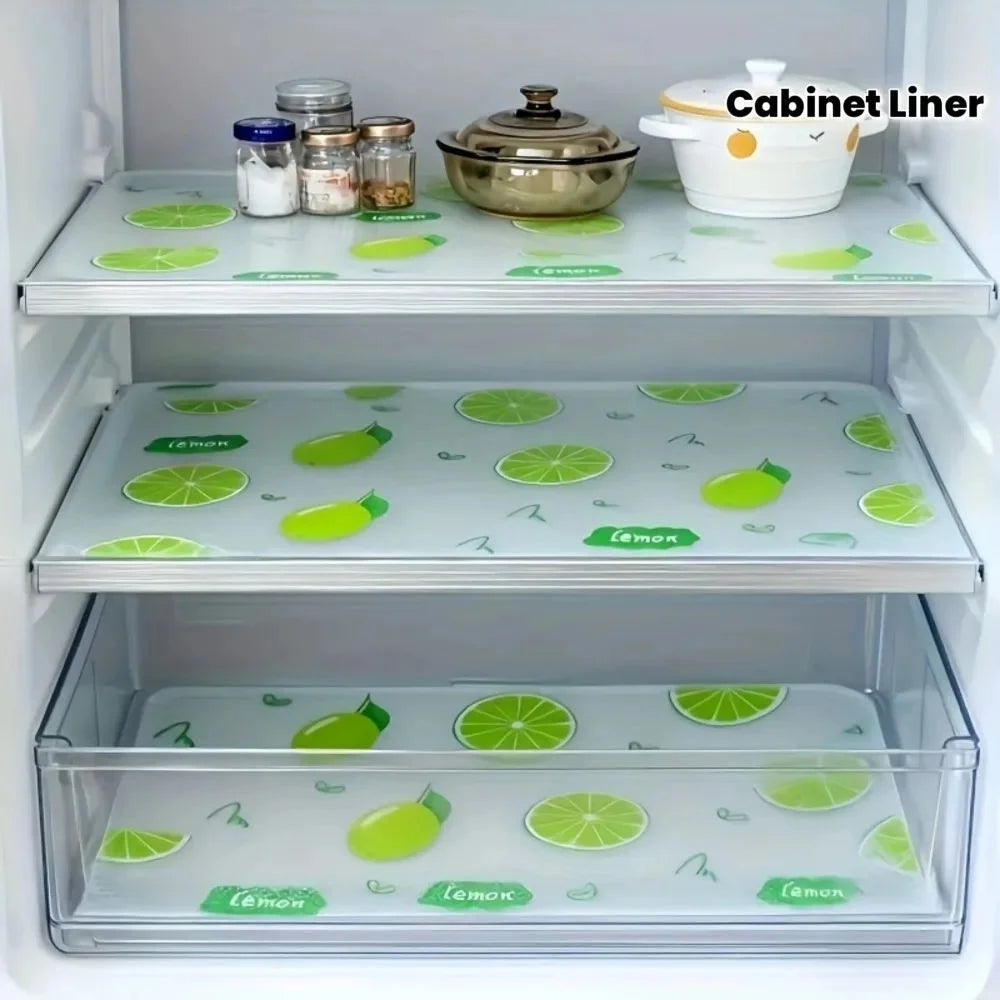 4-Pack EVA Fridge Shelf Liner Pads – Waterproof & Washable Shelf Liner Pads Axl