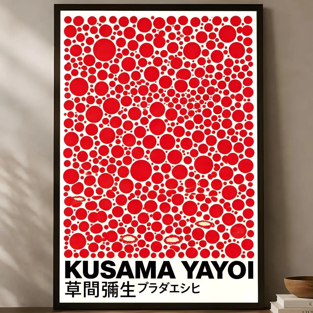 Yayoi Kusama Wall Art Poster – Self-Stick Waterproof HD Wall Art Poster Axl