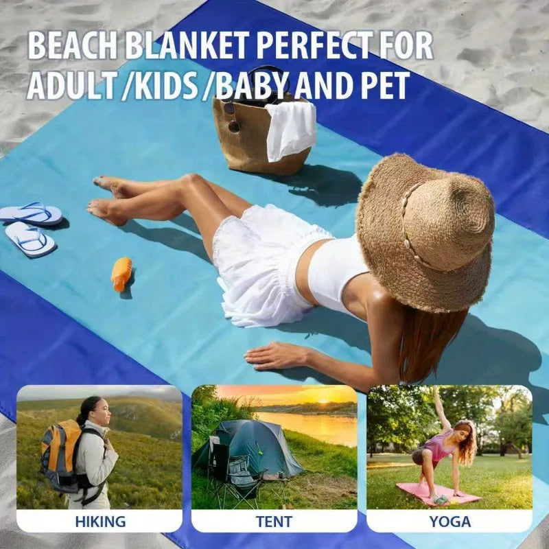 Large Sandproof Beach Blanket for 4–7 Adults | Picnic Mat Outdoor Picnic Blanket Axl