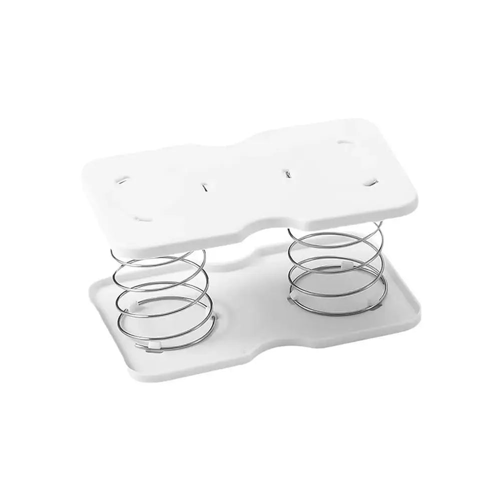 Spring-Loaded Tissue Dispenser – Auto Lift Holder for Home & Office Tissue Box Dispenser Axl White