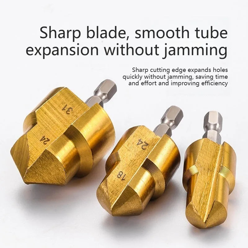 Stepped Drill Bit for PVC PPR Pipe – 20/25/32mm Core Tool Stepped Core Drill Bit Axl