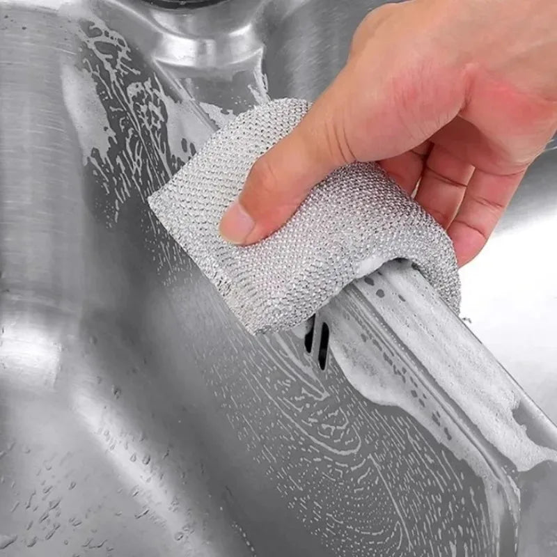 Scratch-Free Kitchen Sponge Wipes 4 Pack – Safe for All Pans Kitchen Cleaning Sponge Axl