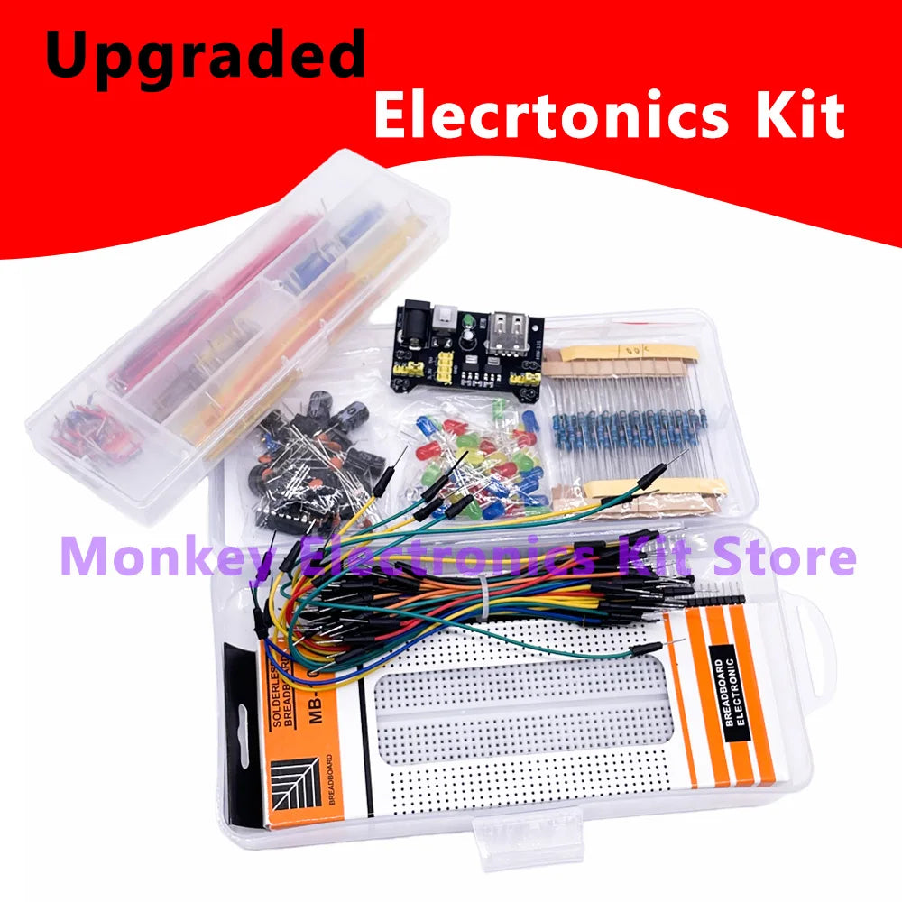 Arduino R3 Starter Kit – Breadboard, LEDs, Jumpers & Resistors Electronics Starter Kit Axl