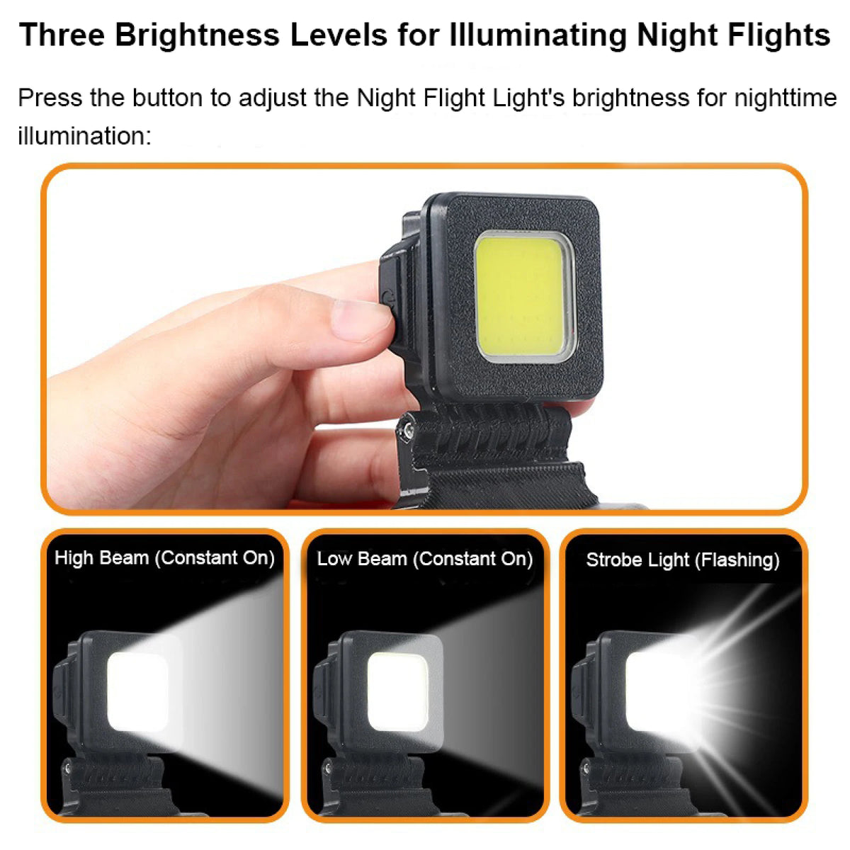 DJI Air 3S LED Navigation Light & Gimbal Guard – 3 Modes Drone Accessory Axl