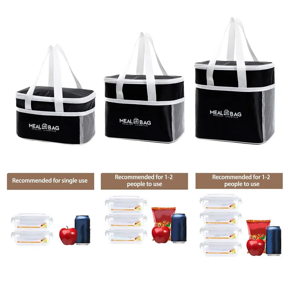Large Insulated Lunch Tote Bag – Thermal Bento Cooler Bag Insulated Lunch Bag Axl