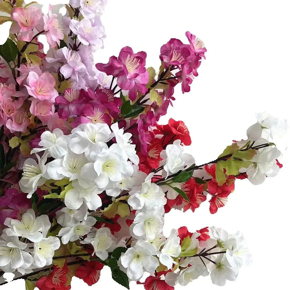 Silk Artificial Cherry Blossom Branch 67cm | Sakura Décor Artificial Flower Branch Axl