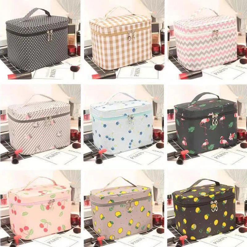 Large Waterproof Makeup Bag – Women's Travel Cosmetic Organizer Cosmetic Organizer Bag Axl