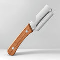2-Piece Stainless Steel Vegetable Peeler Set – Oak Wood Handle Vegetable Peeler Set Axl 1pcs Smooth blade