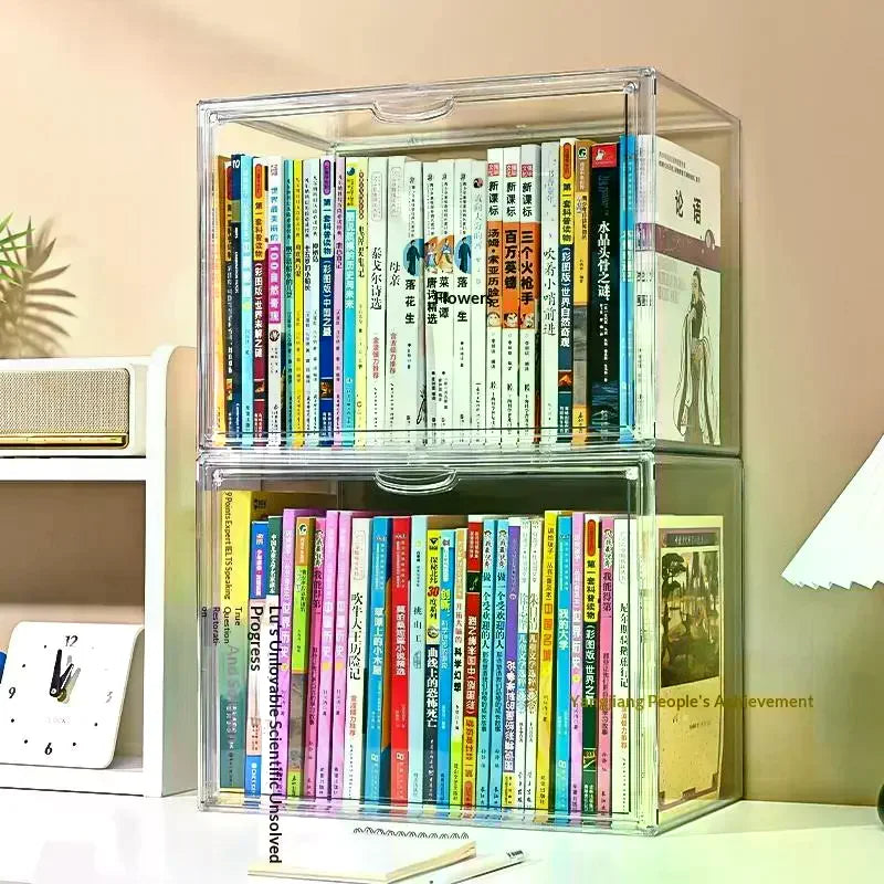 Transparent Acrylic Desktop Display Cabinet – Dustproof Storage Desktop Display Cabinet Axl