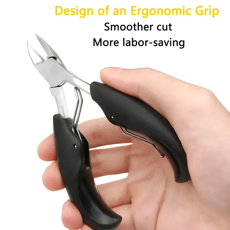 Toenail Clippers for Thick Nails – 1/3 Pack Stainless Steel Nail Clippers Axl