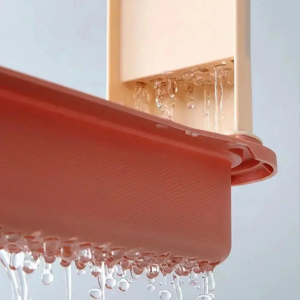 Telescopic Sink Organizer Rack – Sponge, Soap & Drain Basket Sink Organizer Rack Axl