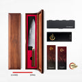 Grandsharp 8.5" Chef Knife ZDP-189 Steel & Mkuruti Wood Handle Chef's Knife Axl Chef knife 8.5 inch