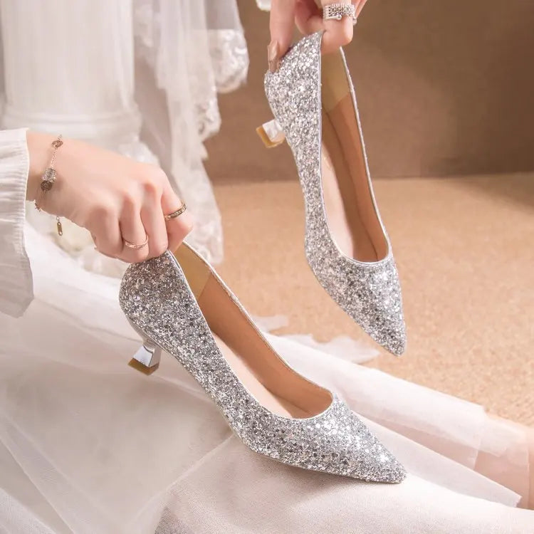 Crystal Wedding High Heels – Bridal Stiletto Pumps for Women Bridal Stiletto Heels Axl