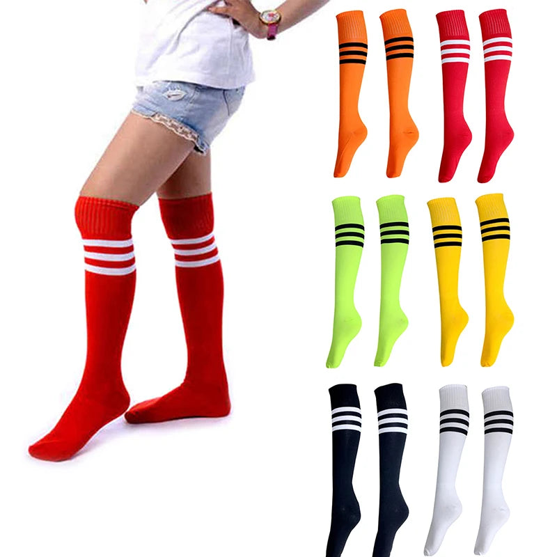 Adult Knee High Soccer Socks – Polyester Sport Socks for Men Knee High Sport Socks Axl