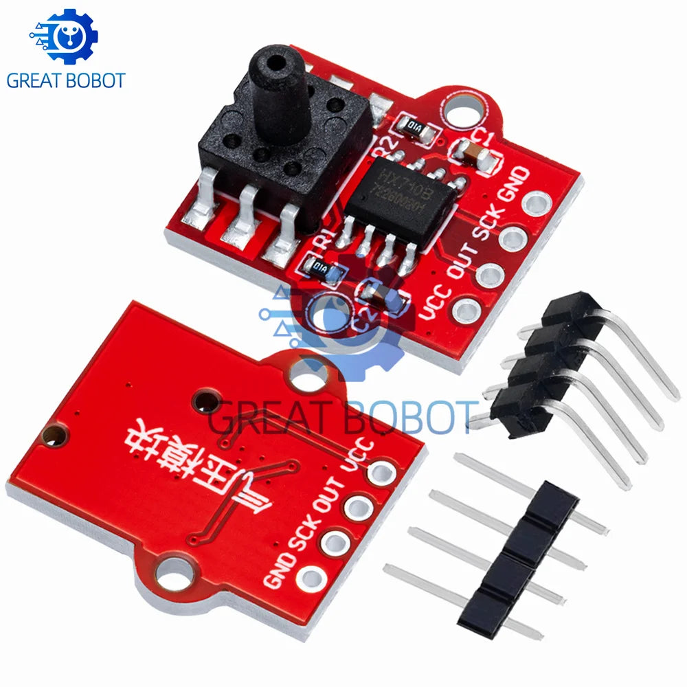 DC 3.3V/5V Pressure Sensor Module 0–40KPa for Arduino Pressure Sensor Module Axl