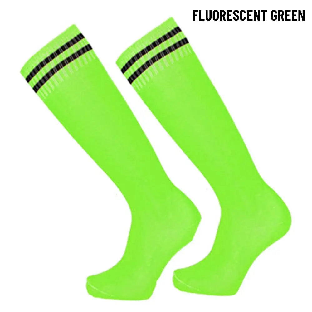 Kids Non-Slip Grip Football Socks – Breathable Sports Socks Kids Football Socks Axl fluorescent green