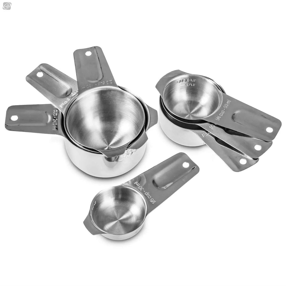 13-Pc Stainless Steel Measuring Cups & Spoons Set | Rose Gold Measuring Cups & Spoons Axl
