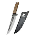 Full Tang Stainless Steel Boning Knife with Sheath & Wood Handle Boning Knife Axl Option B