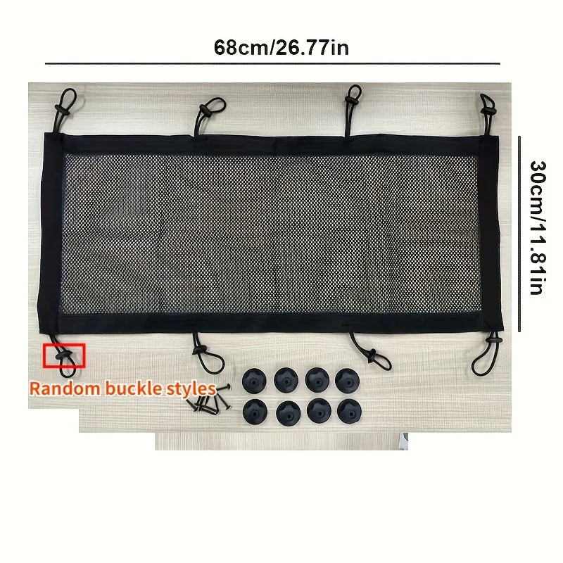 Under Desk Cable Management Net – 8-Hole Wire Mesh Organizer Cable Management Net Axl black